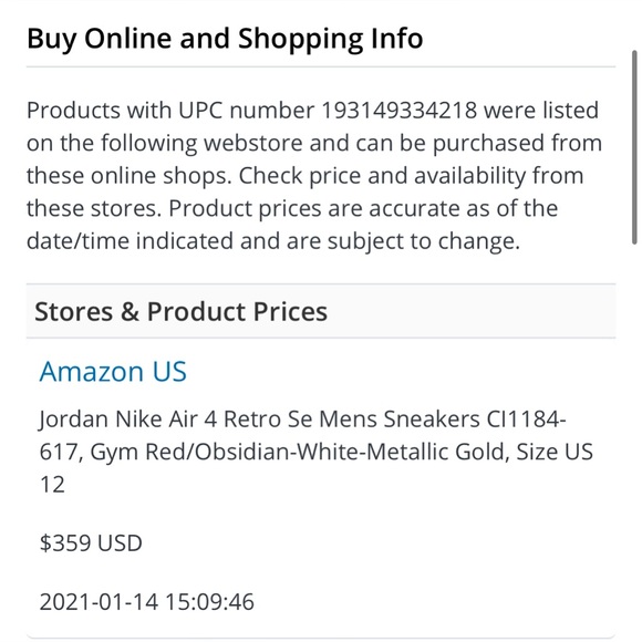 Nike Air Jordan 4 Retro FIBA - Picture 11 of 11